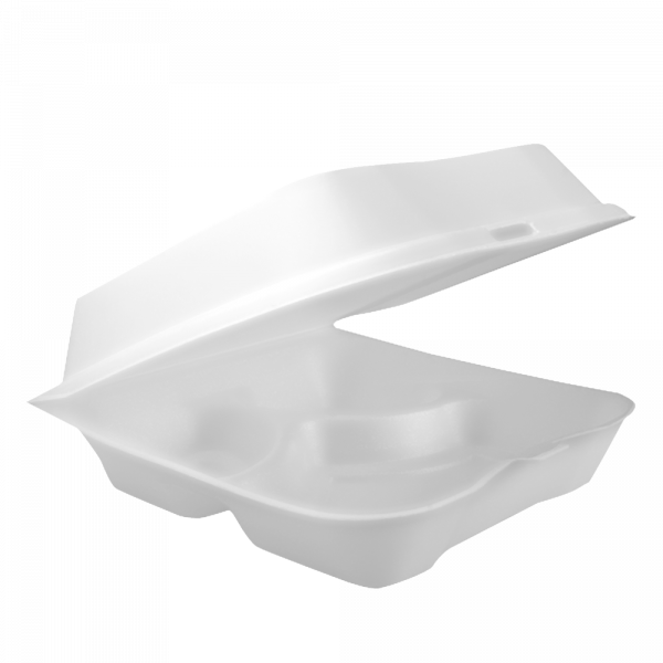 8X8 Hinged Container 3 compartments